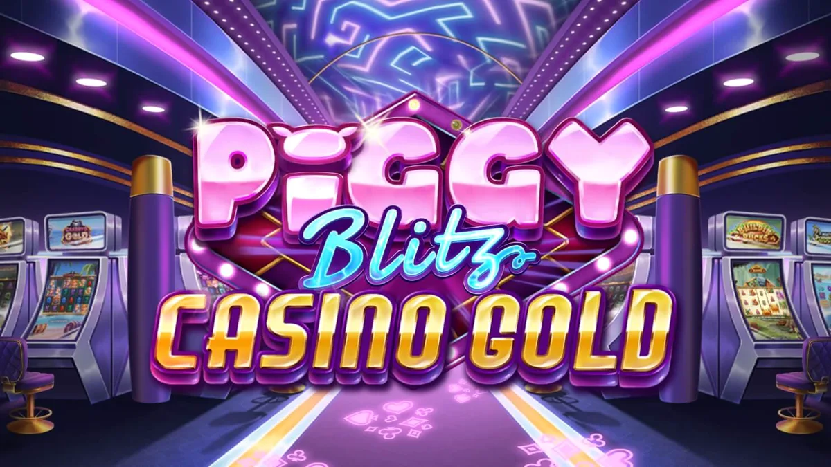 Tampilan layar permainan slot Piggy Blitz Casino Gold di perangkat seluler